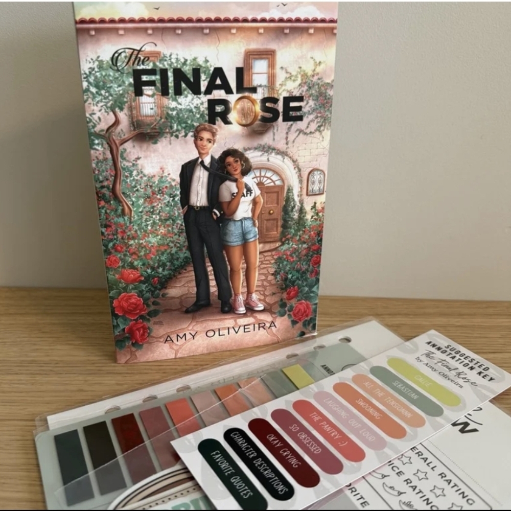 Pink 'In Good Company' Book by Kat Singleton And The Final Rose by Amy Oliveira